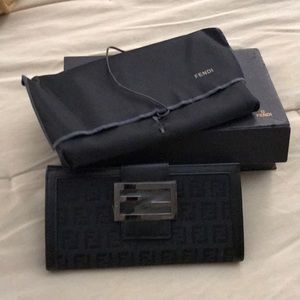 Authentic new black Fendi wallet. Never used